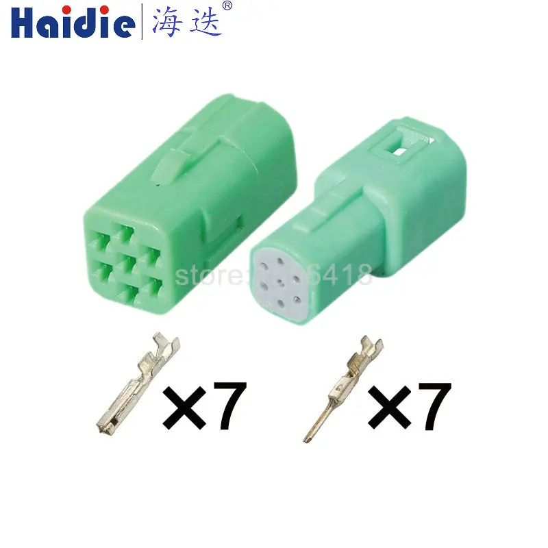 

1-20sets 7 Pin 2822343-1 2822344-1 Electrical Automobile Cruise Control System Socket CCS Connector 353899-4 353900-4