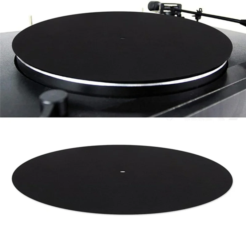 10 pièces Ultra-mince antistatique Lp vinyle platine tocadiste tapis pour phonographes plat doux tapis enregistrement Slipmat tapis