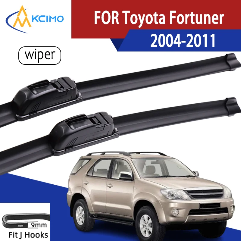 

Windscreen Window Wiper Blades For Toyota Fortuner AN50 AN60 2004-2011 Cleaning Auto Accessories 21"+19"