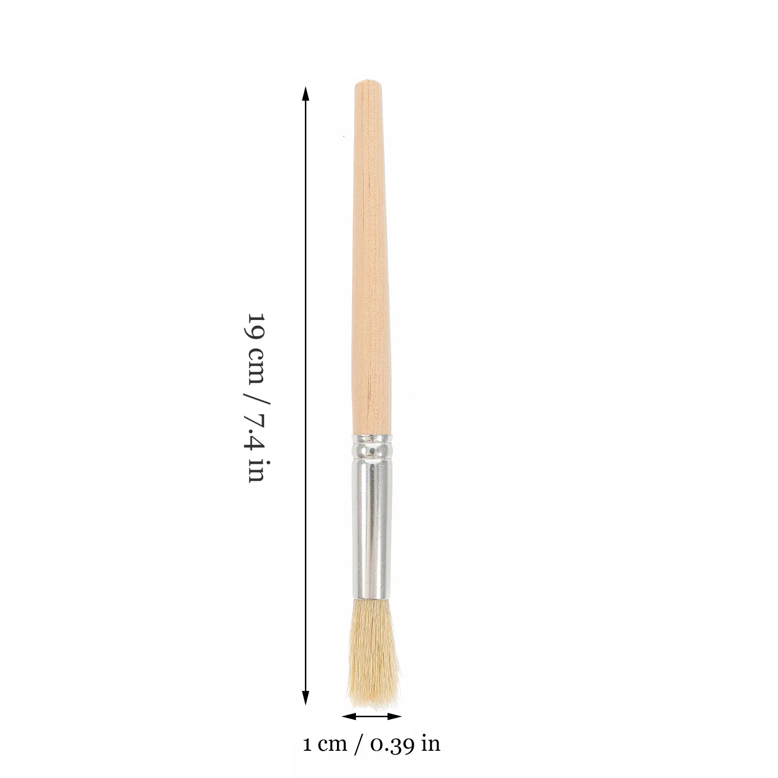 Coffee Machine Cleaning Brush with Wooden Handle, Heat-Resistant & Gentle Bristles for Espresso Maker