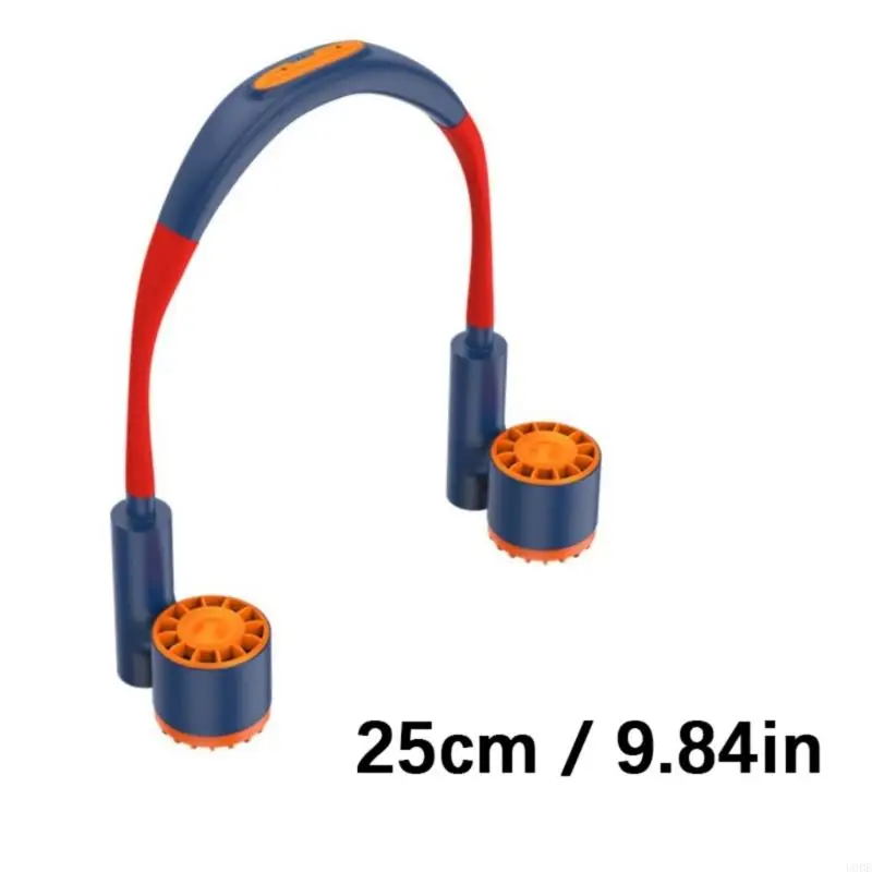 مروحة قابلة للارتداء مع 3 سرعات قابلة للتعديل مثالية لتدفق الهواء المريح #6