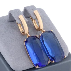 New Trendy Big Earrings for Women Gold Color Unusual Earrings Daily Accessories Luxury Quality Fashion Jewelry