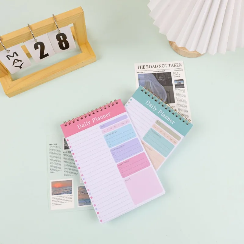 Business Notebook Note Coil Book High Value Flip Hand Copy Company Office Supplies Color Note Book