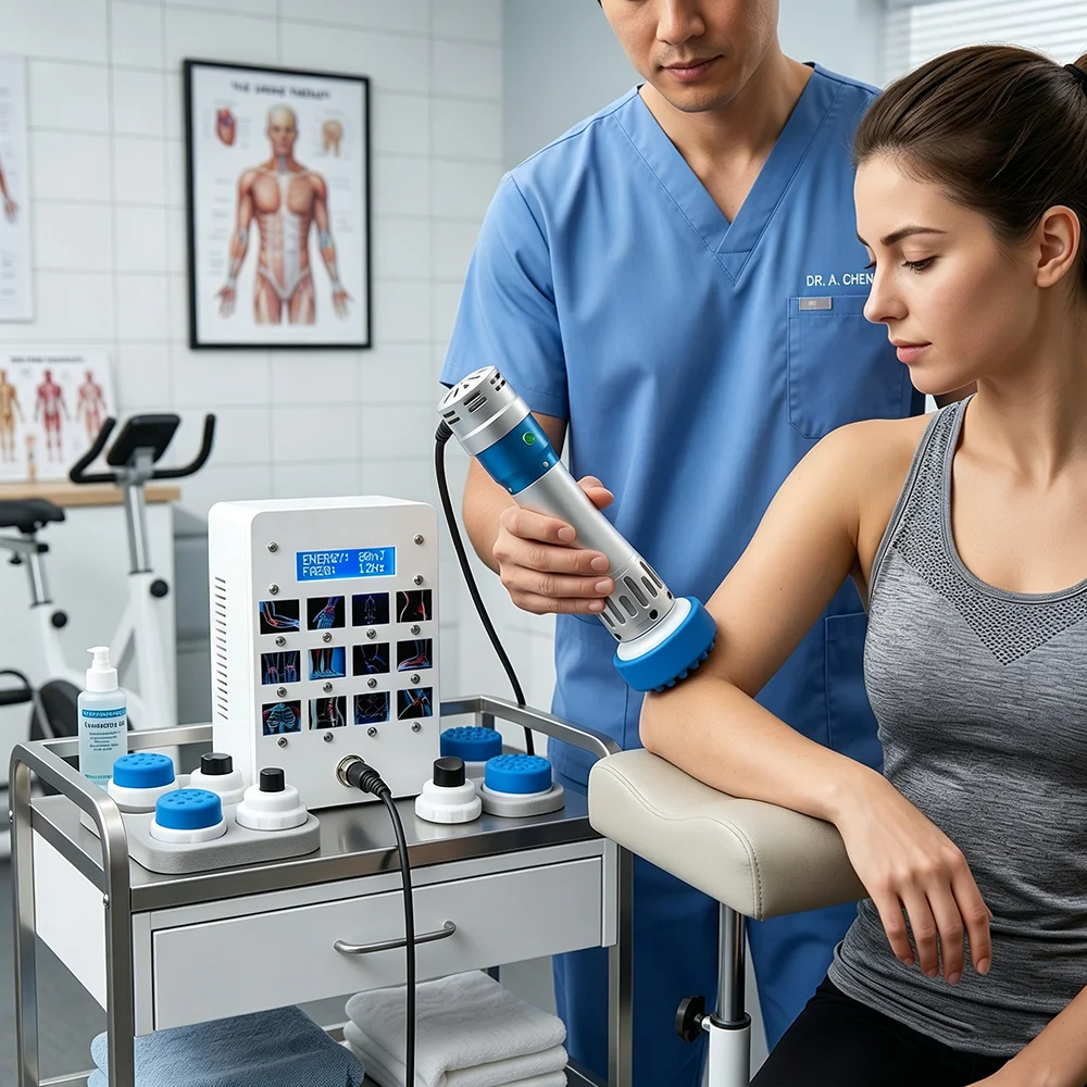 Stoßwellentherapiegerät für Körper, Rückenschmerzen-Linderung, Entspannung, Gesundheit und Schönheit, Massage-Tools für Tiefengewebe-Stimulationen