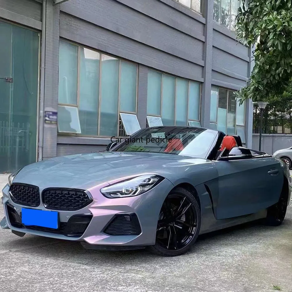 Diamond Stars Phantom Grey  Car Wrap Film Auto Plastic  Auto Plastic Assurance Air passage pattern Stickers Covering Foil Air
