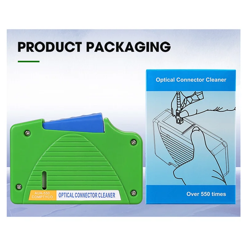 GYTB-الألياف نهاية صندوق تنظيف الوجه ضفيرة الأنظف كاسيت الألياف مسح أداة Ftth أدوات تنظيف الألياف البصرية ل SC/ST/FC/LC