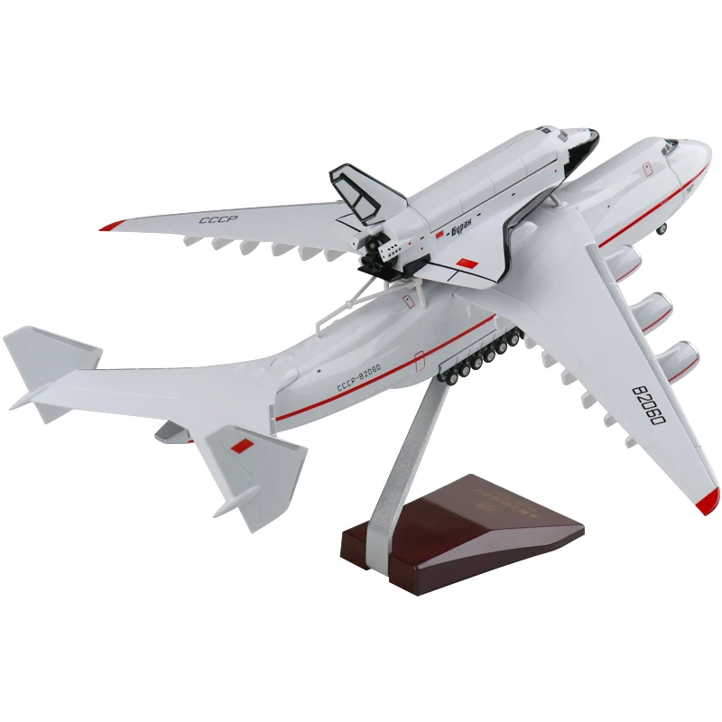 Big Transport 1:200 Airplane Antonov AN-225 AN 225 Mriya Buran Space Shuttle Blizzard Resin Aircraft Model Display Hobbies Kits