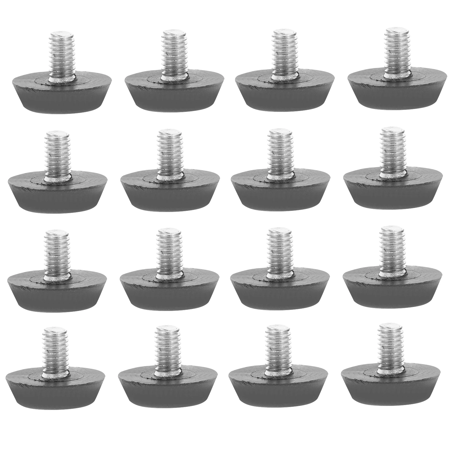 

100pcs Adjustable Feet Levelers For Furniture 25Mm Height Control Table Leg Leveling Pads Smooth Bottom For Carpet Wood Tile