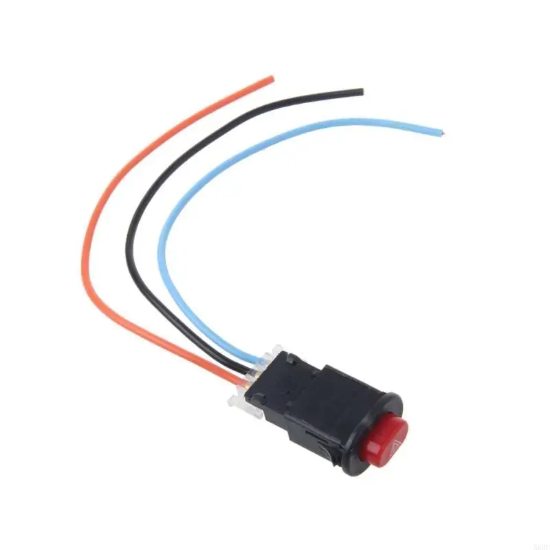 X6HF دراجة نارية خطر الضوء التبديل مزدوج تحذير المتعري الطوارئ إشارة LampButton