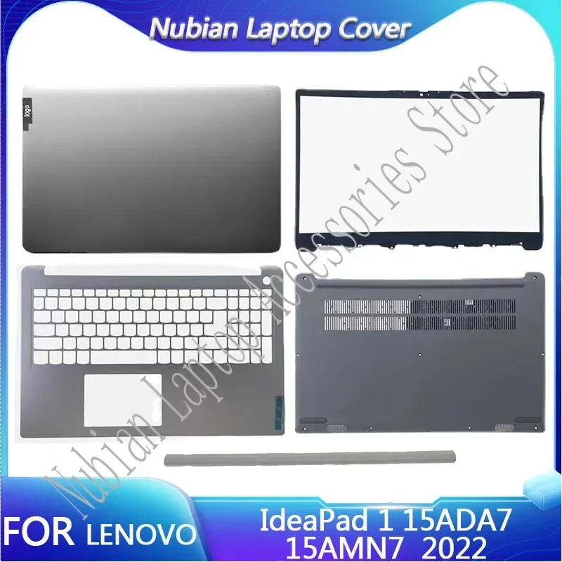 

New For Lenovo IdeaPad 1 15ADA7 15AMN7 IdeaPad 15 2022 Laptop LCD Back Top Cover Front Bezel Hinges Palmrest Upper Bottom Case