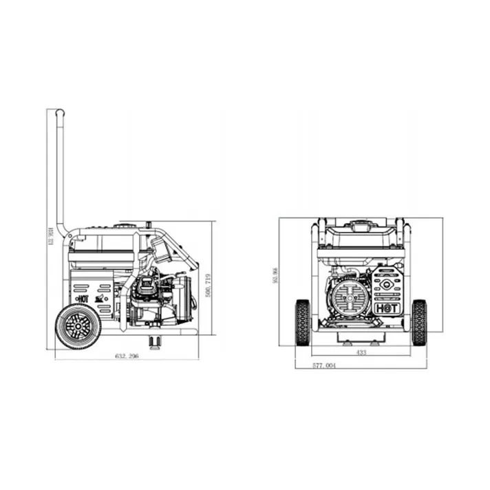 Genergy Gorbea Cube single phase electric generator with manual start 2,8 kW 10005