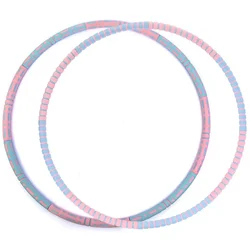 Removable And Adjustable Fitness Equipment Sponge Massage Aggravated Huula Hoop Thin Waist Trainer Massage Sports Hoops