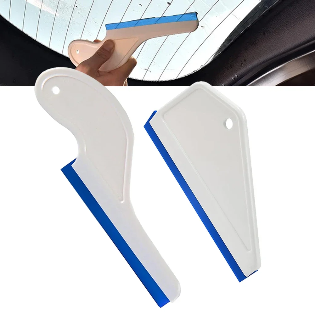 Car Window Squeegee Side Wiper Swiper Window Tint Tools Glass Scraper Water Blade Water Removal Silicone Squeegee Film Install