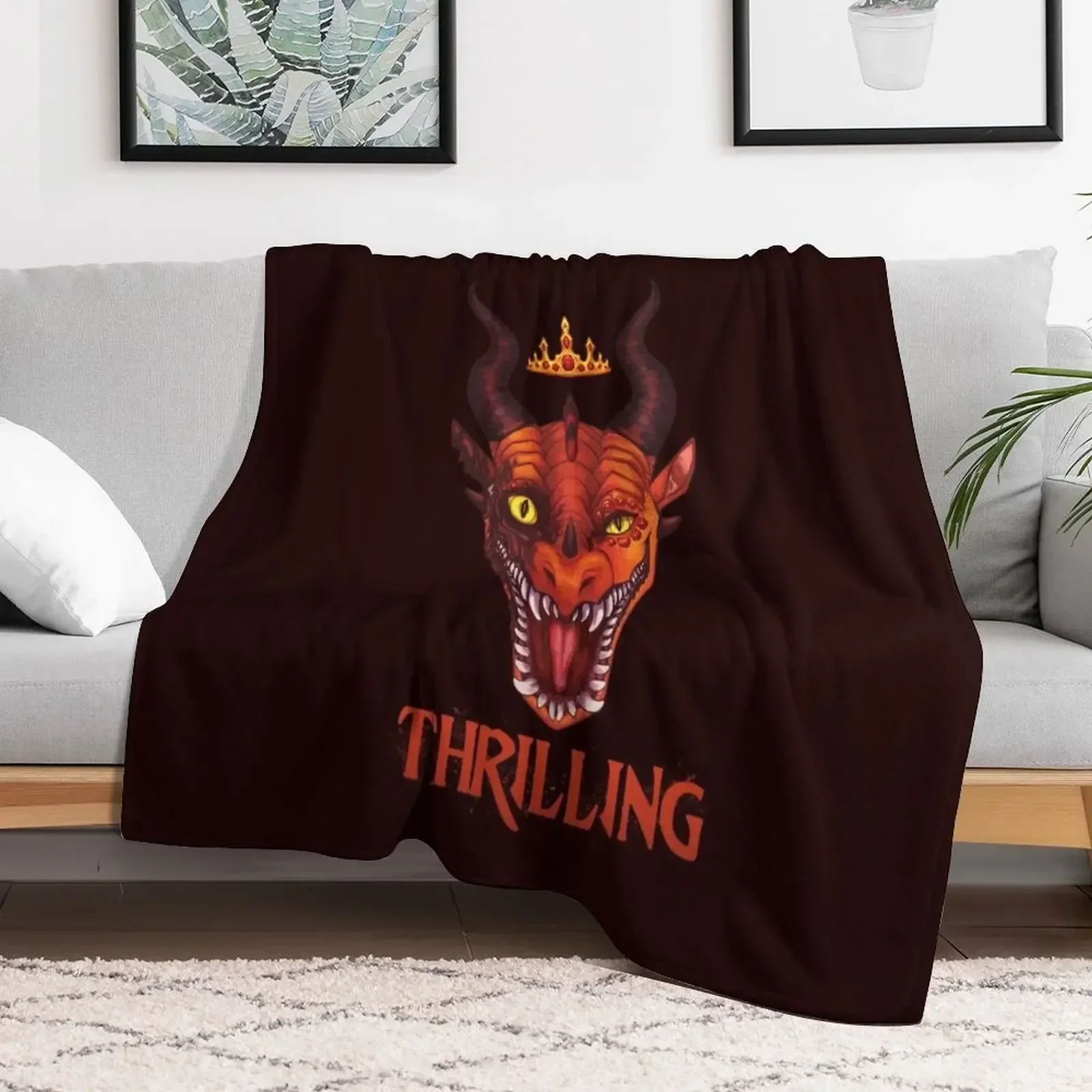 Wings of Fire - Queen Scarlet - Thrilling Throw Blanket Decorative Sofa Weighted Soft Beds Blankets