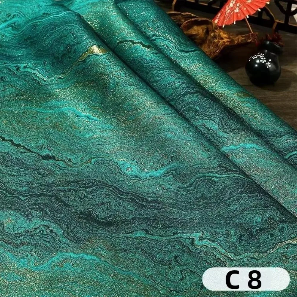 1mX1.5m Jacquard Fabric Polyester Material Ethnic Style Profile Outerwear Cloth Brocade Clothing Designer Fabrics For Diy Sewing