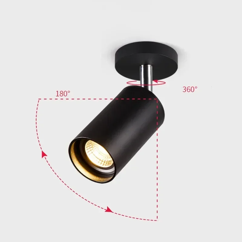 Dimmable LED GU10 Lighitng for Daily Store Passage Background Wall Spotlight 12W Trail Lamp Surface Mounted Ceiling  AC110-220V - view 3