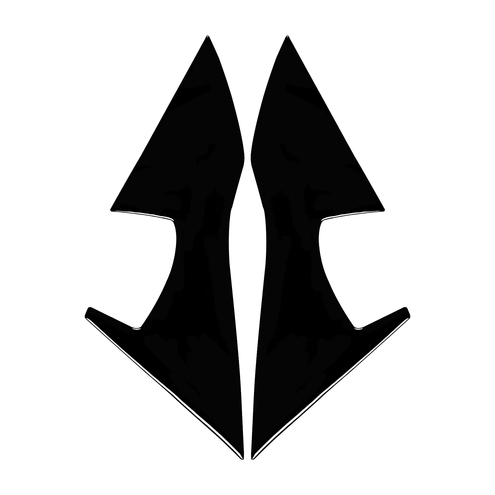 

2 шт./компл., автомобильное зеркало заднего вида, декоративные наклейки на стойку B для Honda Accord 9th 2014-2017, внешний аксессуар для стайлинга