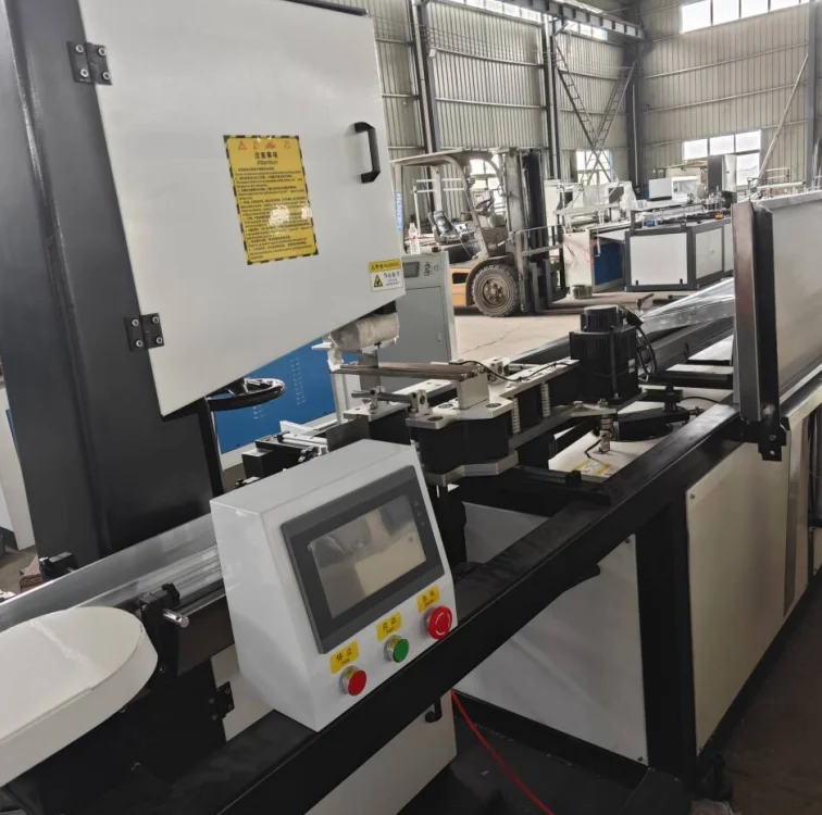 Fully Automatic Toilet Roll Making Machine With Embossing And Perforation