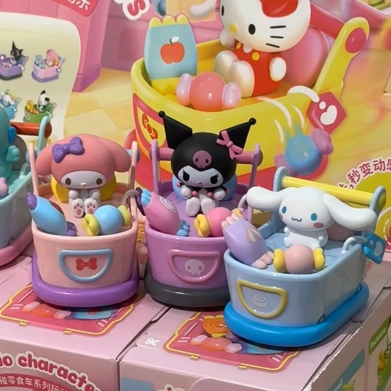 Genuino Sanri Famiglia Paraurti Auto Snack Serie Cieco Scatola Del Fumetto Carino Periferico Giocattolo Alla Moda Desktop Giocattoli Svegli E Figura Regali