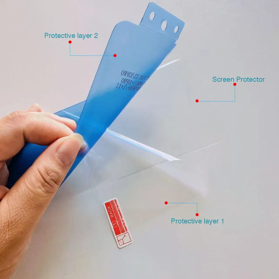 3 Piezas Película de Hidrogel Cerámica Para Samsung Galaxy S24 S23 Ultra S22 S21 S20 S10 S9 S8+ Note 8 9 10+ 20 Kit de Instalación de Protector de Pantalla 4
