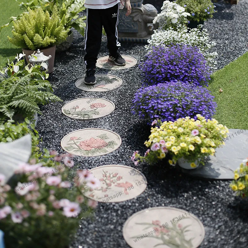 Villa garden park antique artificial cultural stone floor step board, Tingbu outer floor tiles paving stone