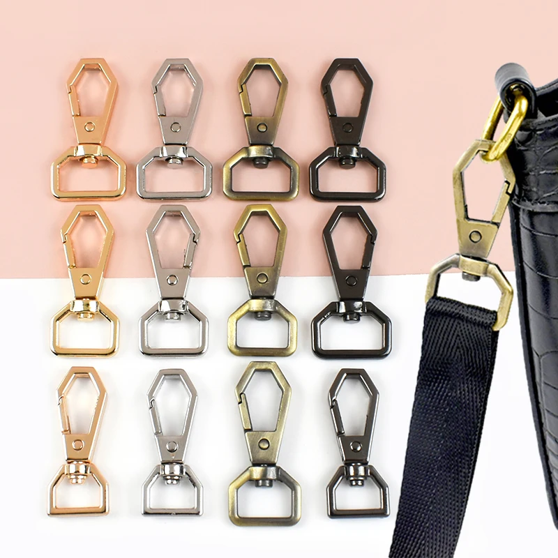 

10/20Pcs 13/16/20mm Metal Bags Buckle Webbing Strap Small Carabiner Clips Swivel Lobster Clasp Pet Collar Trigger Clip Snap Hook