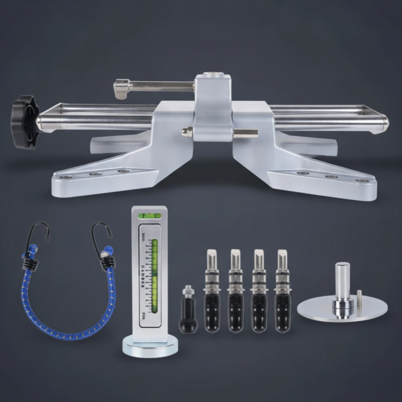 Wheel Alignment Tool with Adapter Plate Easy to Use Wheel Alignment Tool Camber Gauge Long-Lasting Compact for Mechanics