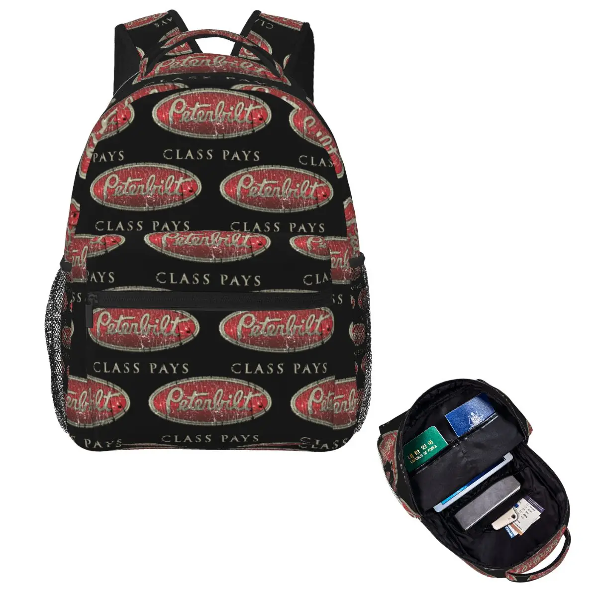 

Рюкзак Peterbilt Class Pays 1939, Лидер продаж, рюкзак большой емкости, детская сумка для книг, школьная сумка, сумки на плечо для мужчин и женщин