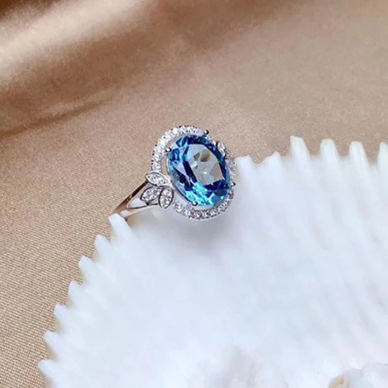 Bague en Acier Inoxydable pour Femme, Bijoux de Fiançailles, Tendance de la Mode