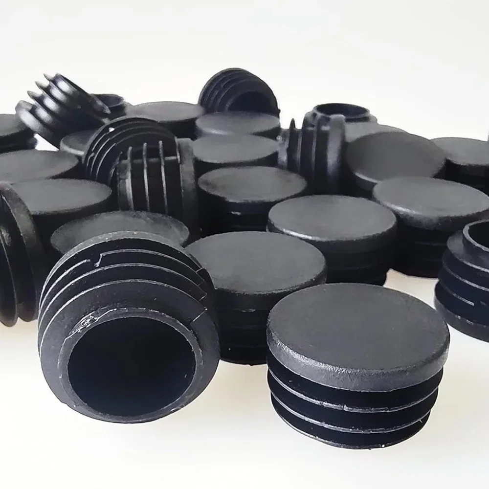 12 Pcs 10/19-50 mm Round Plastic Hole Plugs Caps ,Inserts for Metal Tubing, Glide Protection from Chair Furniture parts image 5