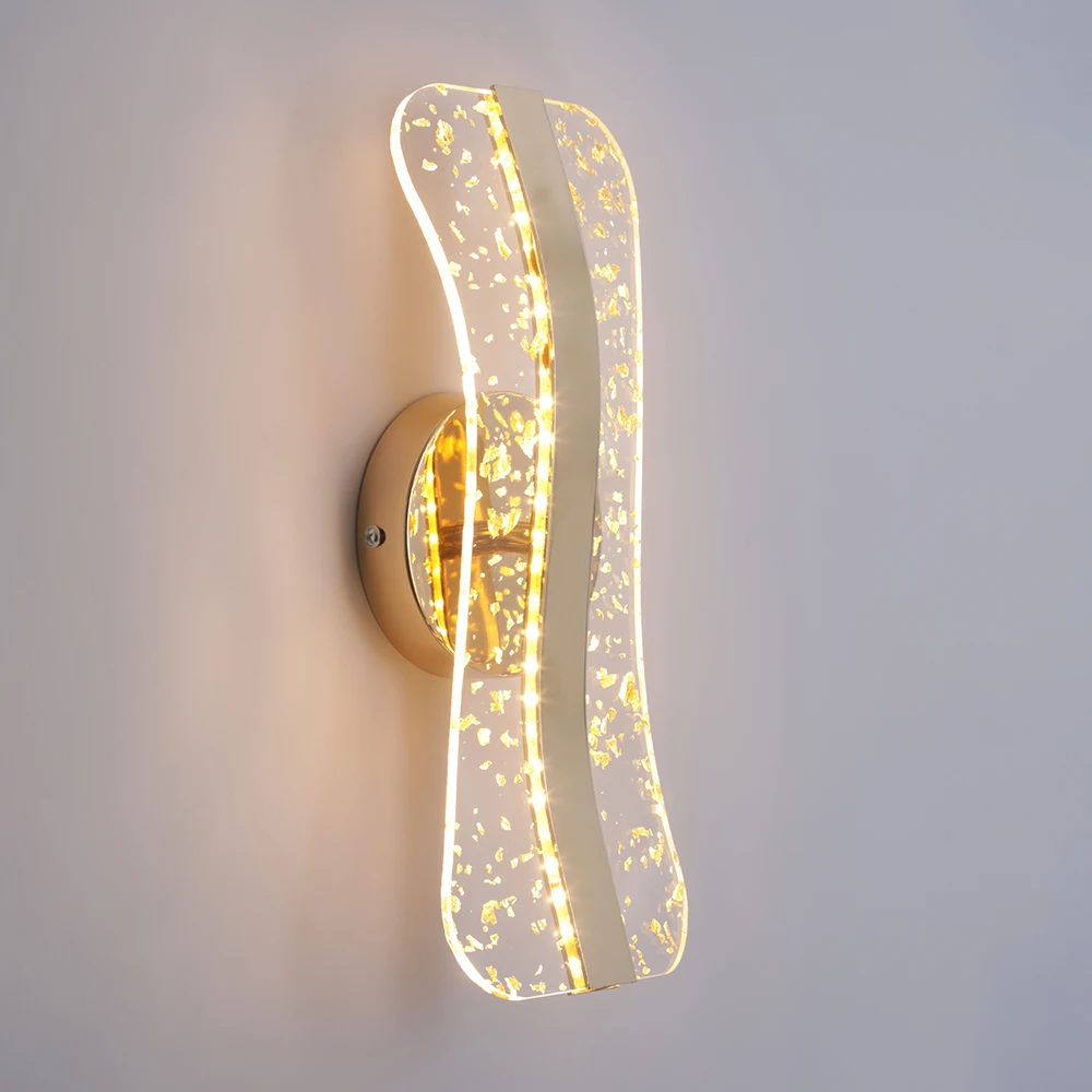 Modern Wall Lamp Acrylic Led Wall Scones Light Bedroom Wall Light Living Room Indoor Decor Staircase Lustre Home Decor Fixture
