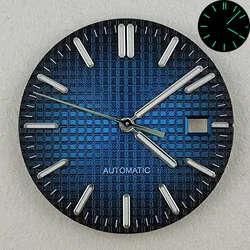 31.8mm dial NH35 dial green luminous dial+pointer suitable for Royal oak NH35 NH36 4R 7S movement NH35 case watch accessories