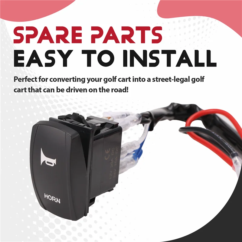 

Комплект звуковых сигналов A11M-UTV/ATV с тумблером для Pioneer, RZR, Can-Am Maverick X3, Kawasaki, Arctic Cat, универсальный