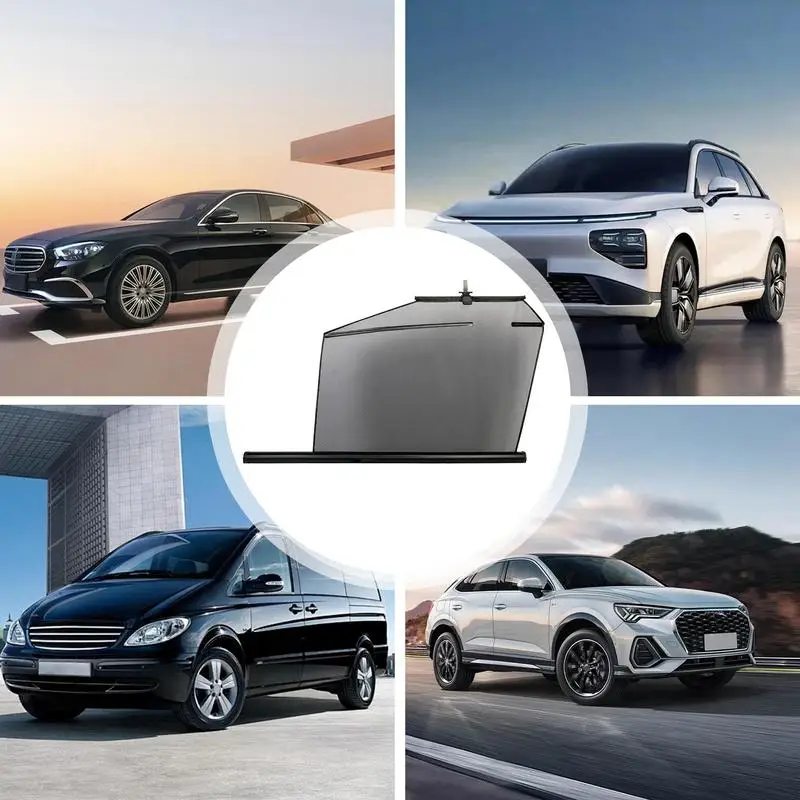 Car Side Window Sun Shade Automatic Lifting Front Side Window Protector UV Protection Blind Light-Blocking Cover For Road Trip - Image 3