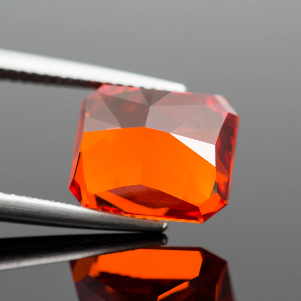 China Red Radiant Crushed Ice Cut Cubic Zirconia High Carbon Diamond Lab Zircon CZ 4K Cutting 5A+ Quality for Jewelry Making - Image 6