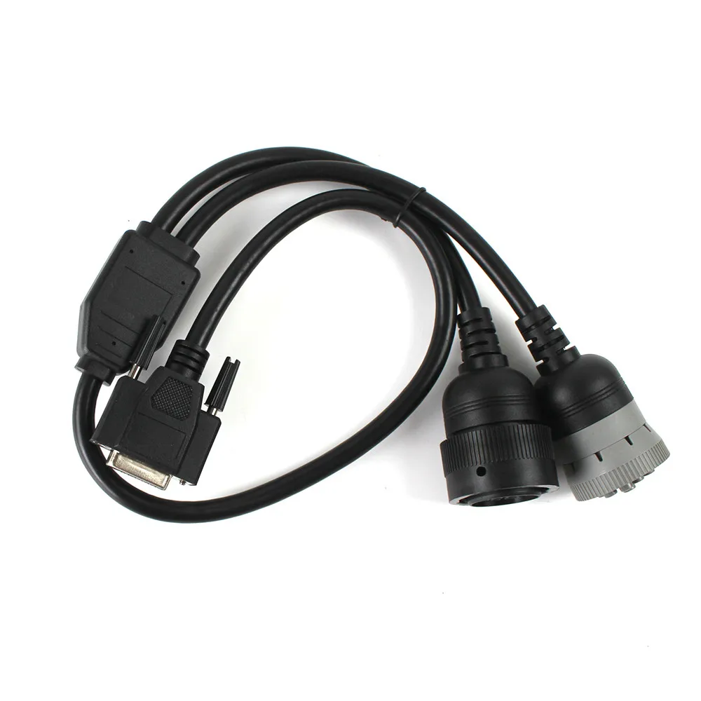 1SET Split Y Cable 17-7485 9Pin & 14Pin for CAT ET3 ET-III Diagnostic Adapter Tool COMS 4 Connector Service Cable Parts