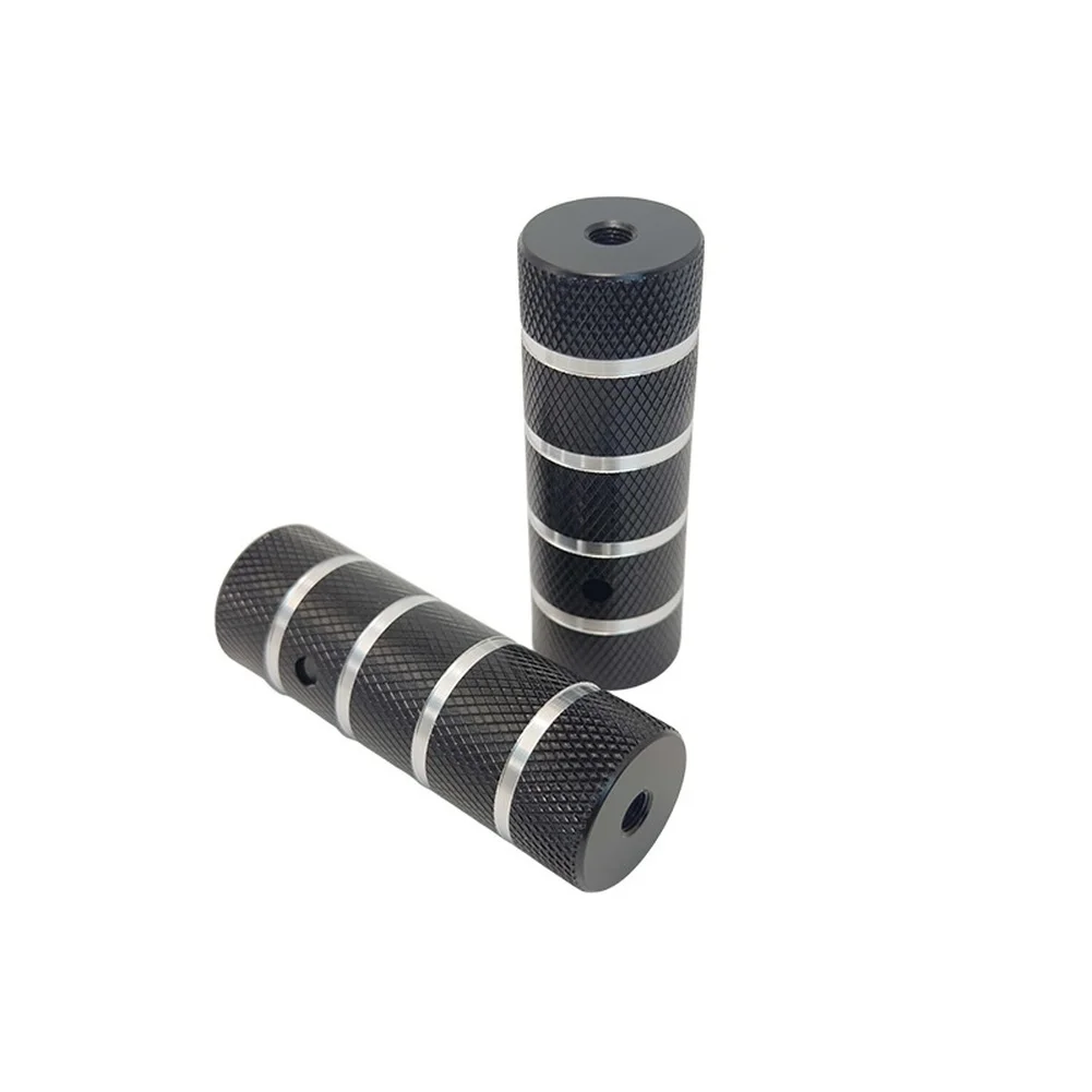 Aluminum Alloy Bike Foot Pegs 38x110mm Black  FOR STAND UP  Footrest For Riding Axle Footrest-Lever Cycling Stunt Pegs