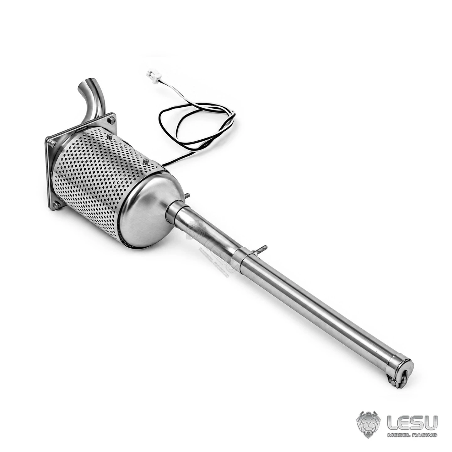 1/14 full metal simulation exhaust chimney with built-in horn Voice group sounded The exhaust cover will open