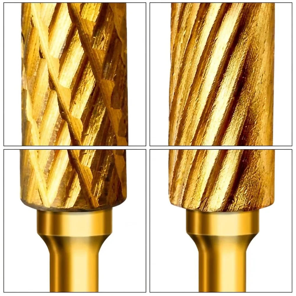 Alloy Rotary Tool Carbide Rotary File AS SHOWN Titanium Coated Grinding Tool Metalworking Tool Secure Grip Shank