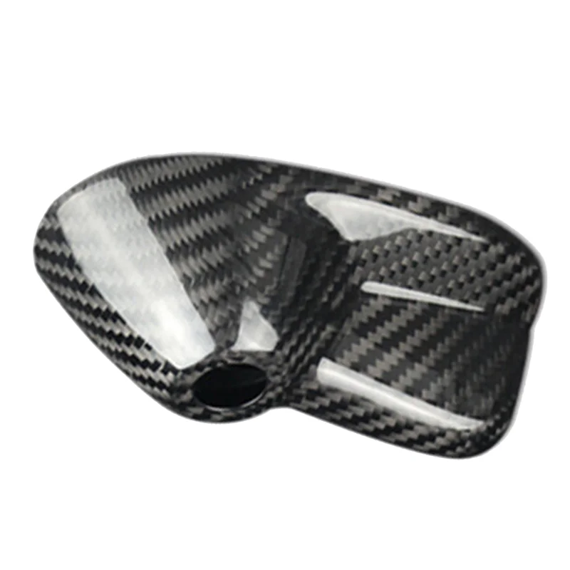 Real Carbon Fiber Roof Shark Fin Antenna Cover Trim for Mini Cooper Clubman R55 R56 2007-2013 Car Aerials Accessories