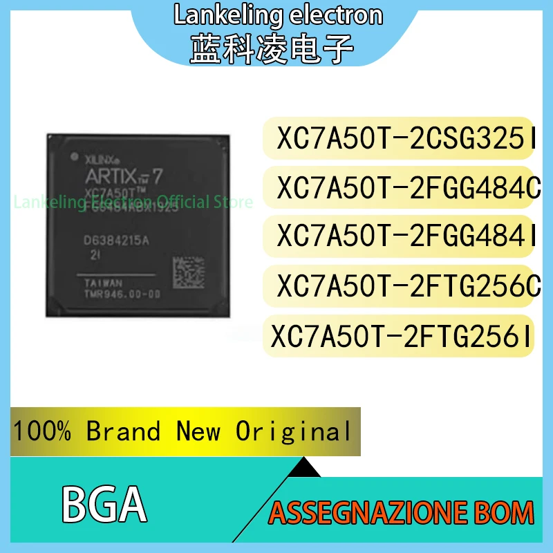 

XC7A50T-2CSG325I XC7A50T-2FGG484C XC7A50T-2FGG484I XC7A50T-2FTG256C XC7A50T-2FTG256I 100% Brand New Original Chip IC BGA