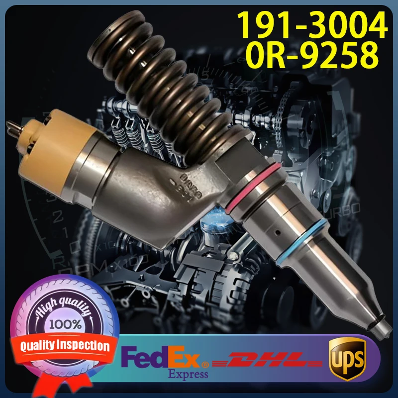 

191-3004 0R-9258 High Quality Diesel Fuel Injector 1913004 0R9258 for Caterpillar CAT 3406E C15 Diesel Engine