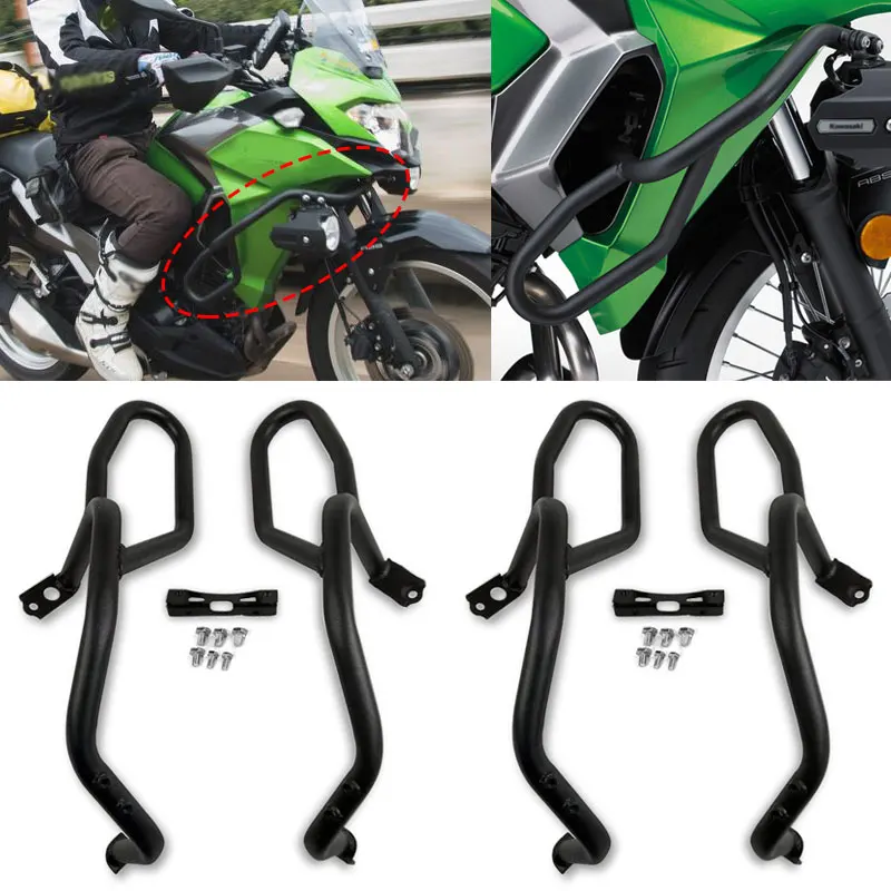 for Kawasaki Versys X300 2017 2018 2019 2020 2021 2022 Engine Guard Crash Bar Motorcycle Accessories Bumper Frame Versys-X 300