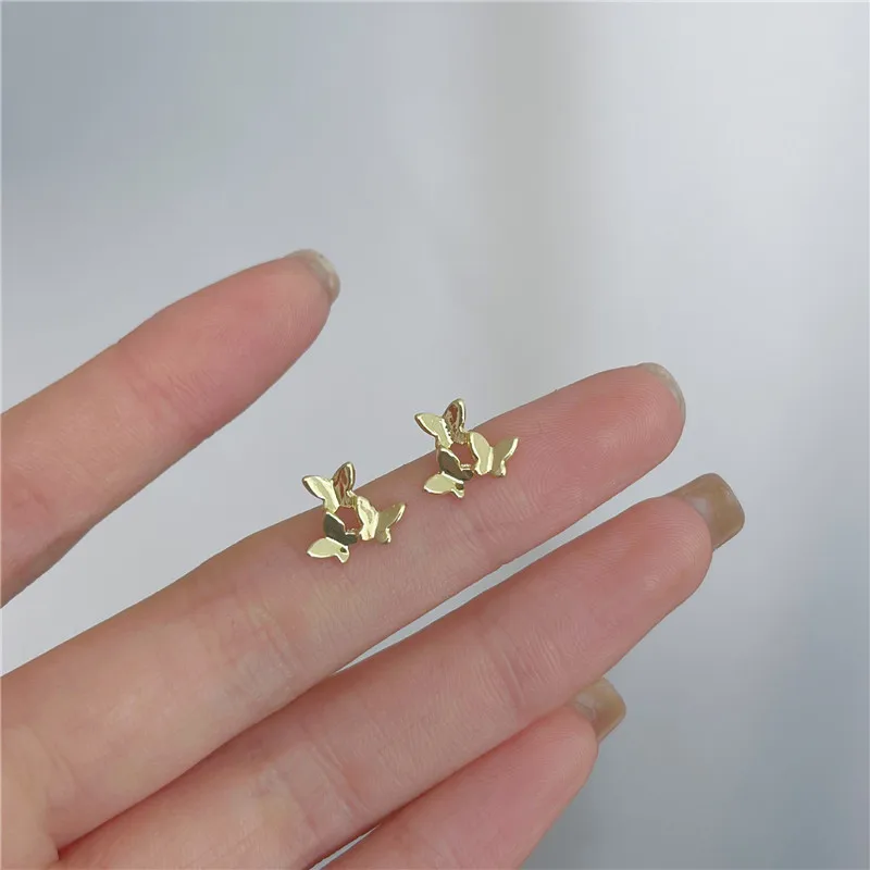 Mini Heart Earrings for Women Hypoallergenic Daily Wear Minimalist Cute Star Stud Earring Girls Fashion Pierc Jewelry Gifts