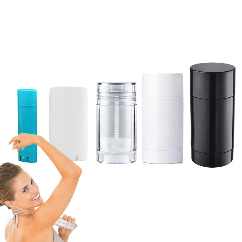 2/6/10pcs 5ml15ml 30ml 50ml 75ml Colorful Round Deodorant Container AS bottom-filling Cosmetic Bottles DIY Deodorant Tube