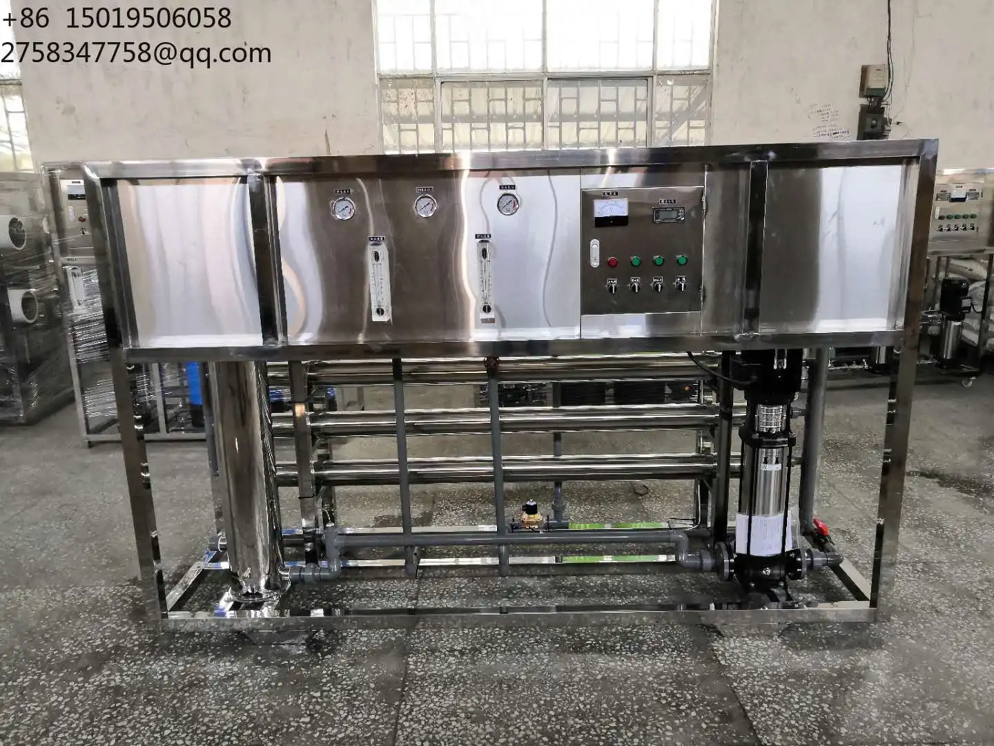 Advanced MR 3000L/H Desalination System High-Volume Mineral Water Treatment 220V Pump Membrane Engine PLC Pressure Vessel Gear