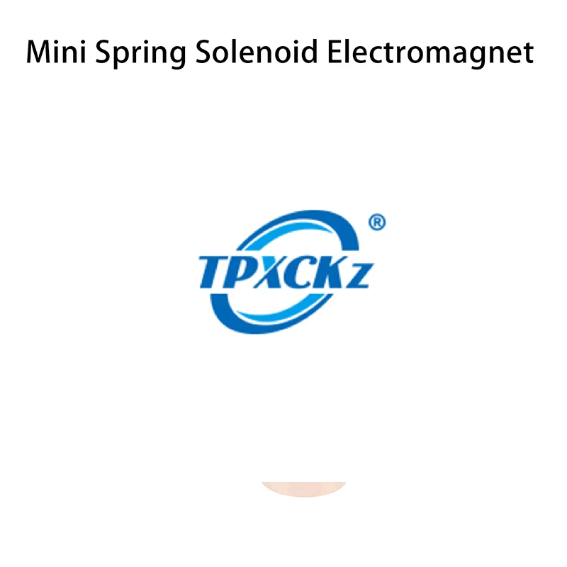 Mini Spring Solenoid Electromagnet Round Cylinder Suction Solenoid Electromagnet DC6V-12V Smart Car Seat Accessories