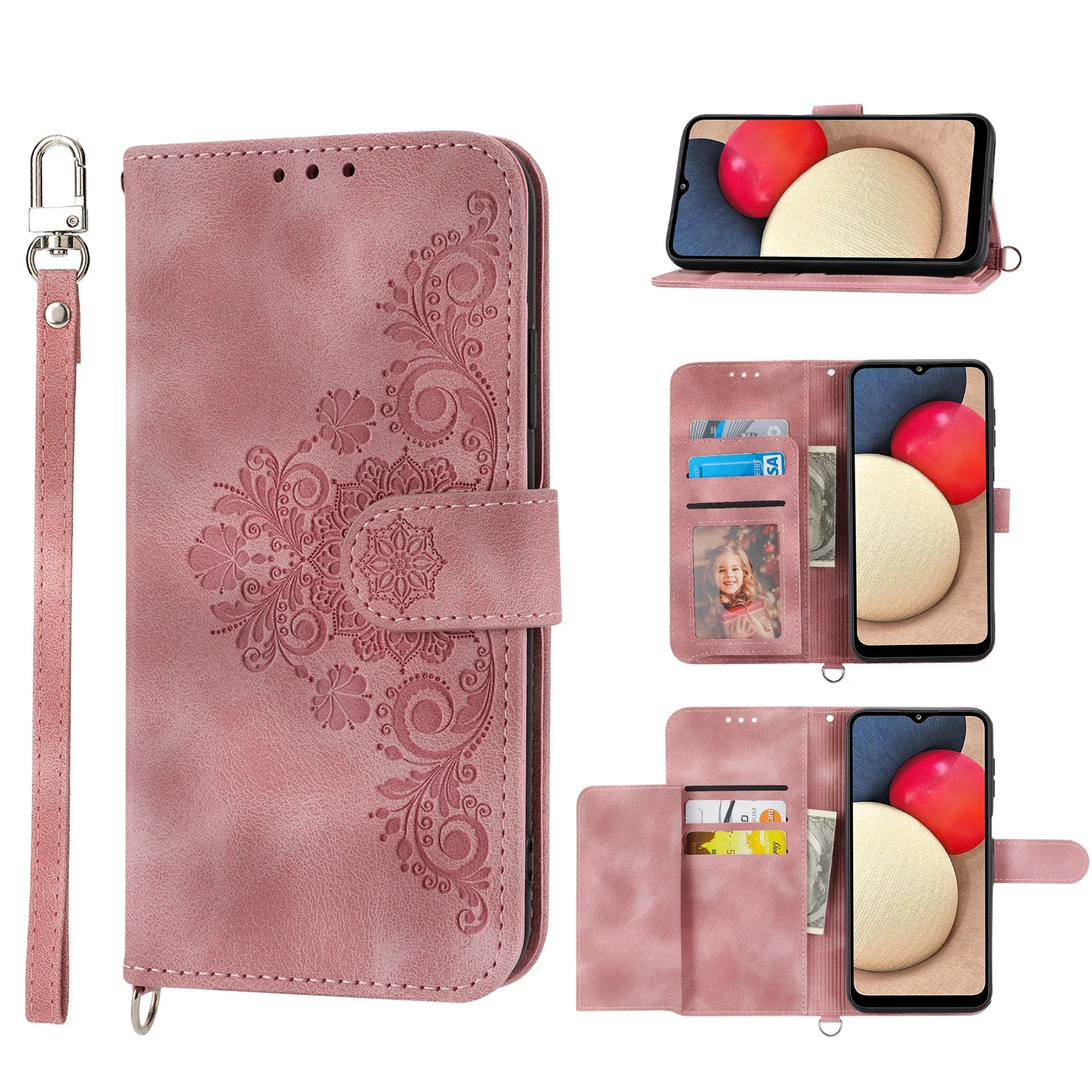 Flip-Ledertasche für Samsung Galaxy S26 Ultra S25 Edge S24 S23 FE S22 S21 S20 Plus S10 S9 Note 20 Ultra Card Solt Wallet Cover