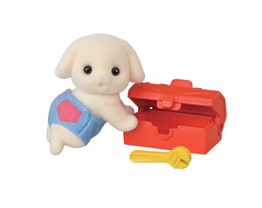 Véritable en Stock familles sylvaniennes forêt Animal famille Villa jeu de rôle peintre figurine d'action de haute qualité cadeaux d'anniversaire pour fille