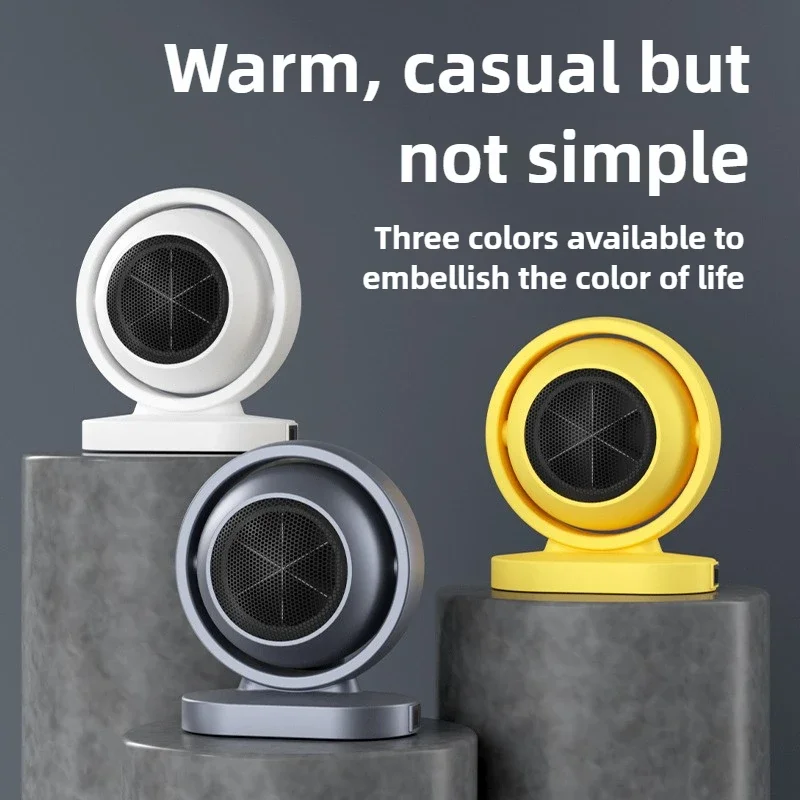 Электрический обогреватель горячего воздуха, нагревательные вентиляторы, мини-настольный вентилятор, портативный PTC-вентилятор, обогреватель для ванной комнаты, дома, электрический обогреватель, ЕС